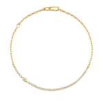 Uniform Object Vessel Tennis Necklace - Vermillion