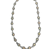 V11306 The Woods TS Opal and Diamond Pave Necklace - Vermillion