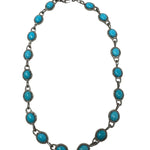 V11309 The Woods TS Sleeping Beauty Turquoise and Diamond Pave Necklace - Vermillion