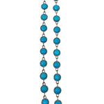 V11310 The Woods TS Sleeping Beauty Turquoise and Diamond Pave Necklace - Vermillion