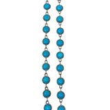 V11310 The Woods TS Sleeping Beauty Turquoise and Diamond Pave Necklace - Vermillion