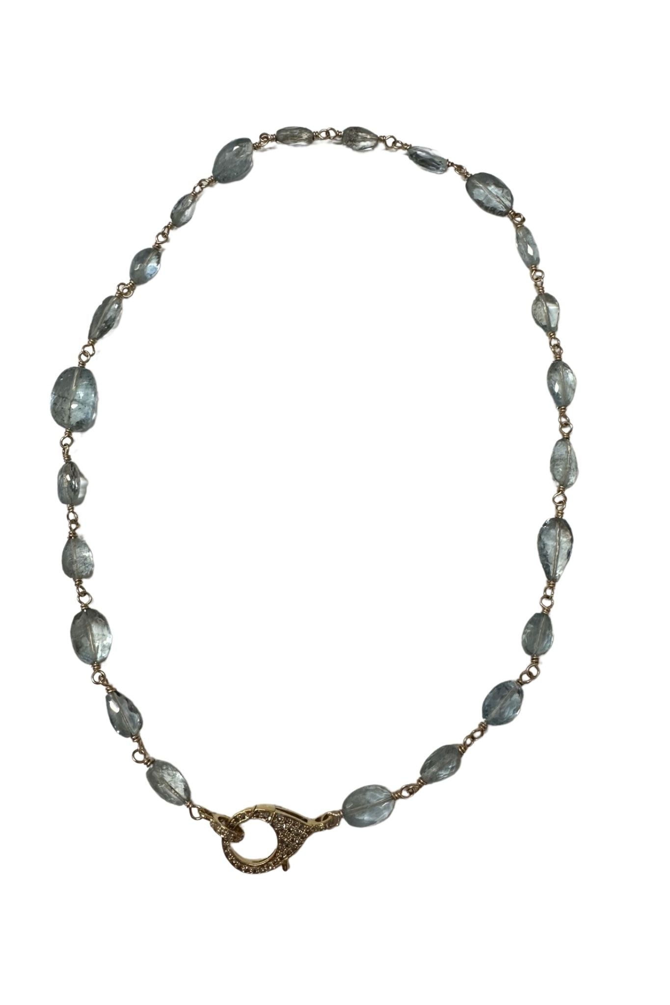 V11330 The Woods TS Aquamarine Necklace - Vermillion