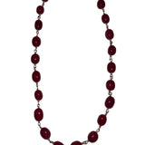 V11342 The Woods TS Jade Necklace - Vermillion