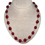 V11343 The Woods TS Jade Necklace - Vermillion