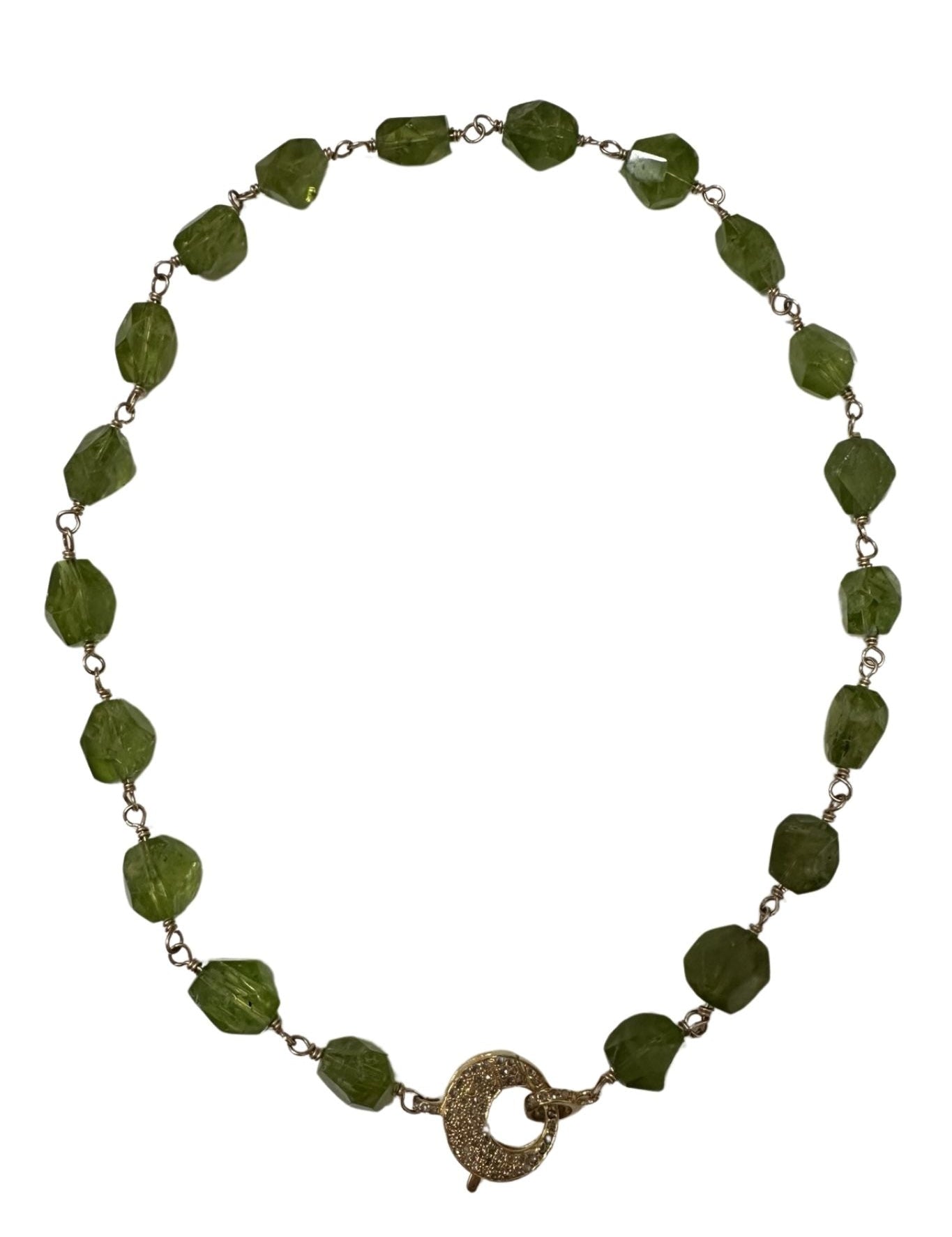 V11344 The Woods TS Peridot Necklace - Vermillion