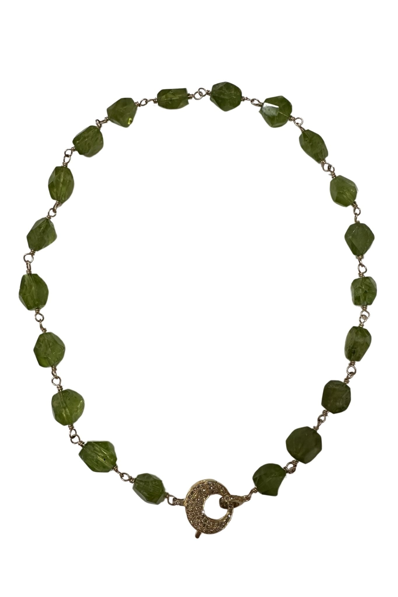 V11344 The Woods TS Peridot Necklace - Vermillion