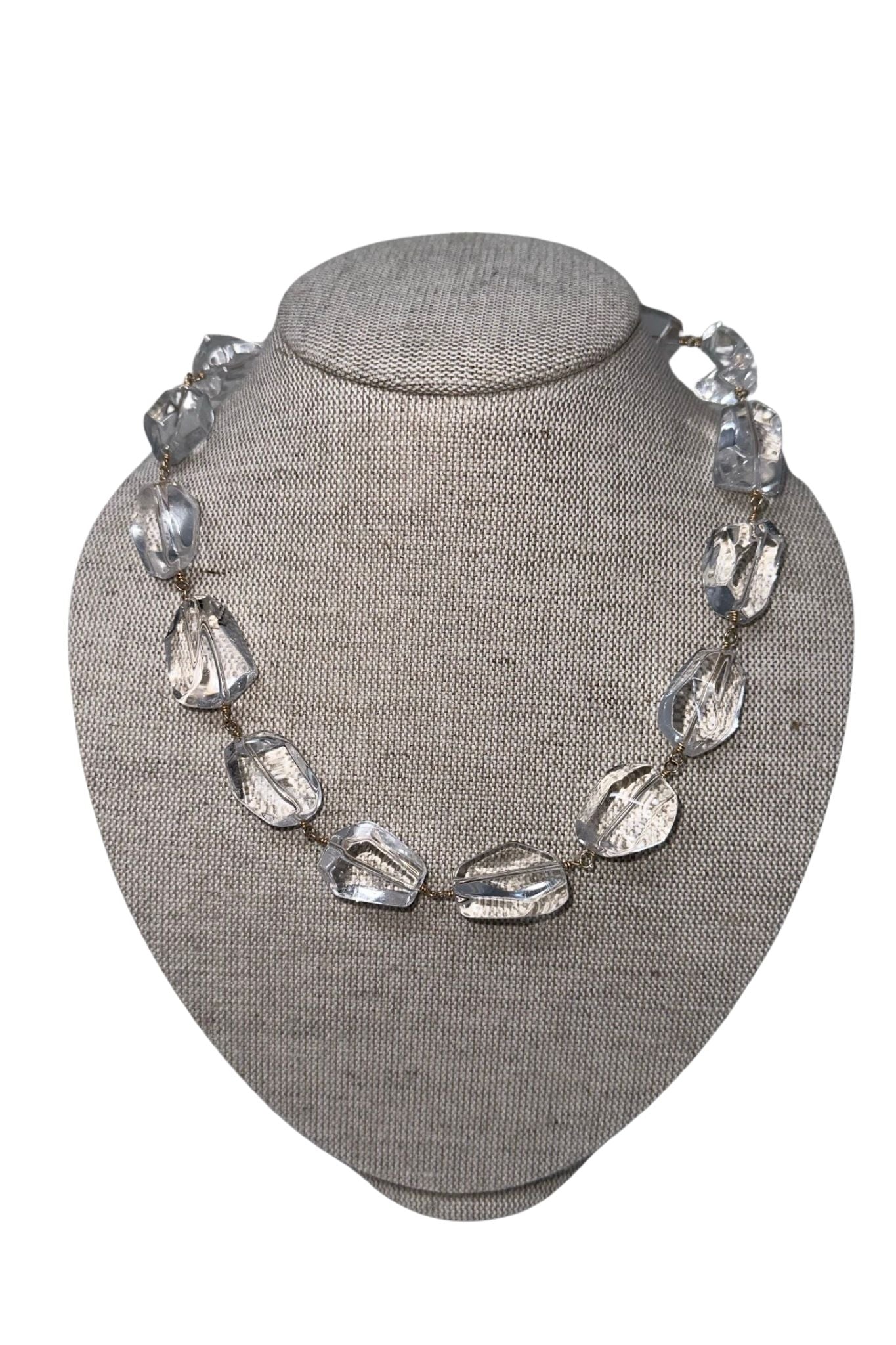 V11348 The Woods TS Crystal Quartz Necklace - Vermillion