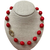 V11350 The Woods TS Jade Necklace - Vermillion