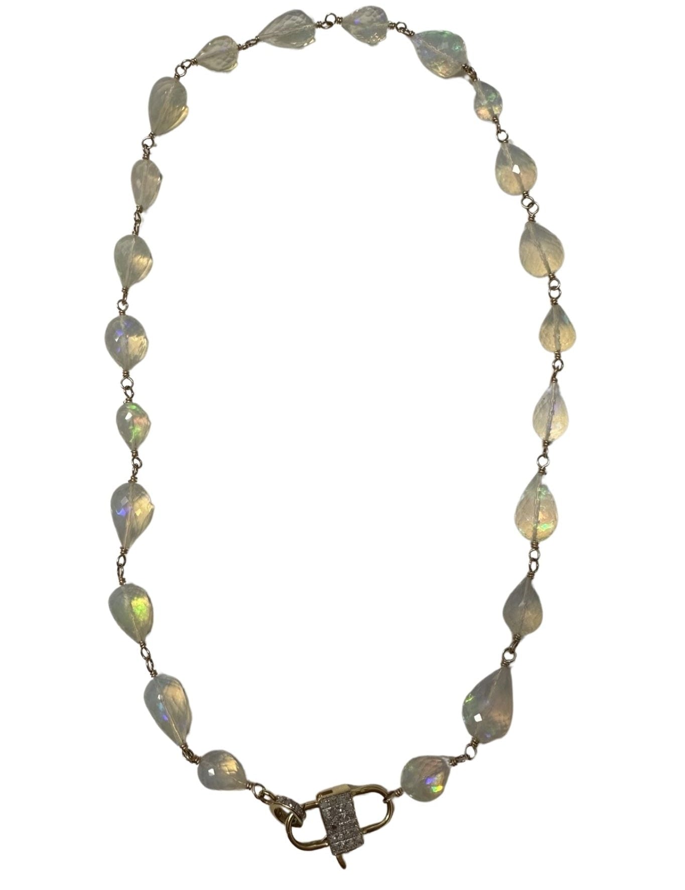 V11351 The Woods TS Opal Necklace - Vermillion