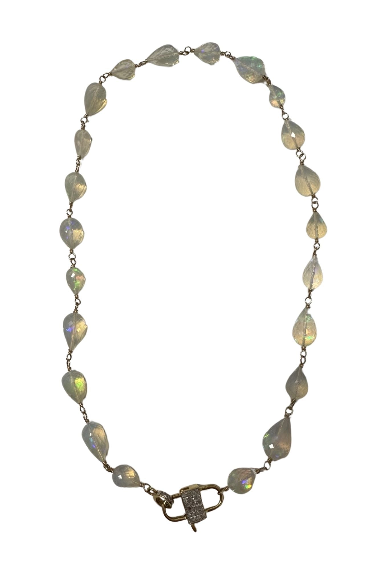 V11351 The Woods TS Opal Necklace - Vermillion