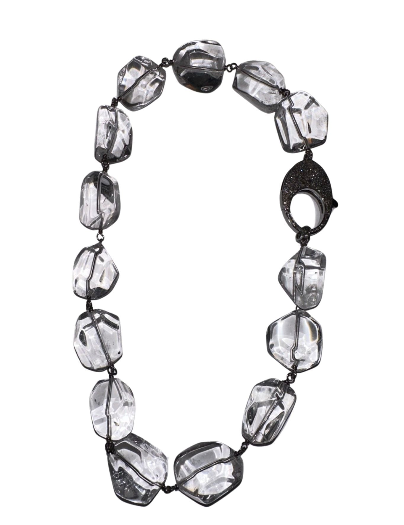 V11356 The Woods TS Crystal Quartz Necklace - Vermillion