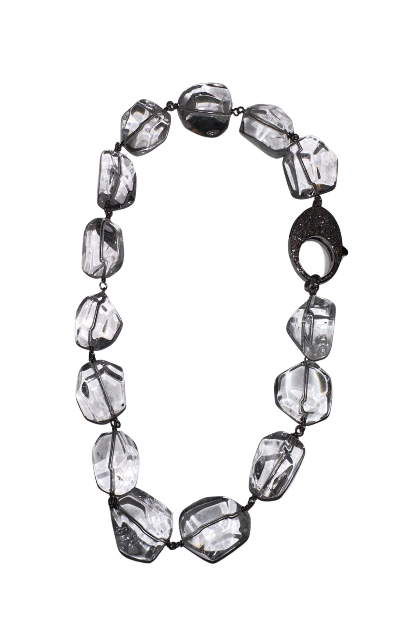 V11356 The Woods TS Crystal Quartz Necklace - Vermillion