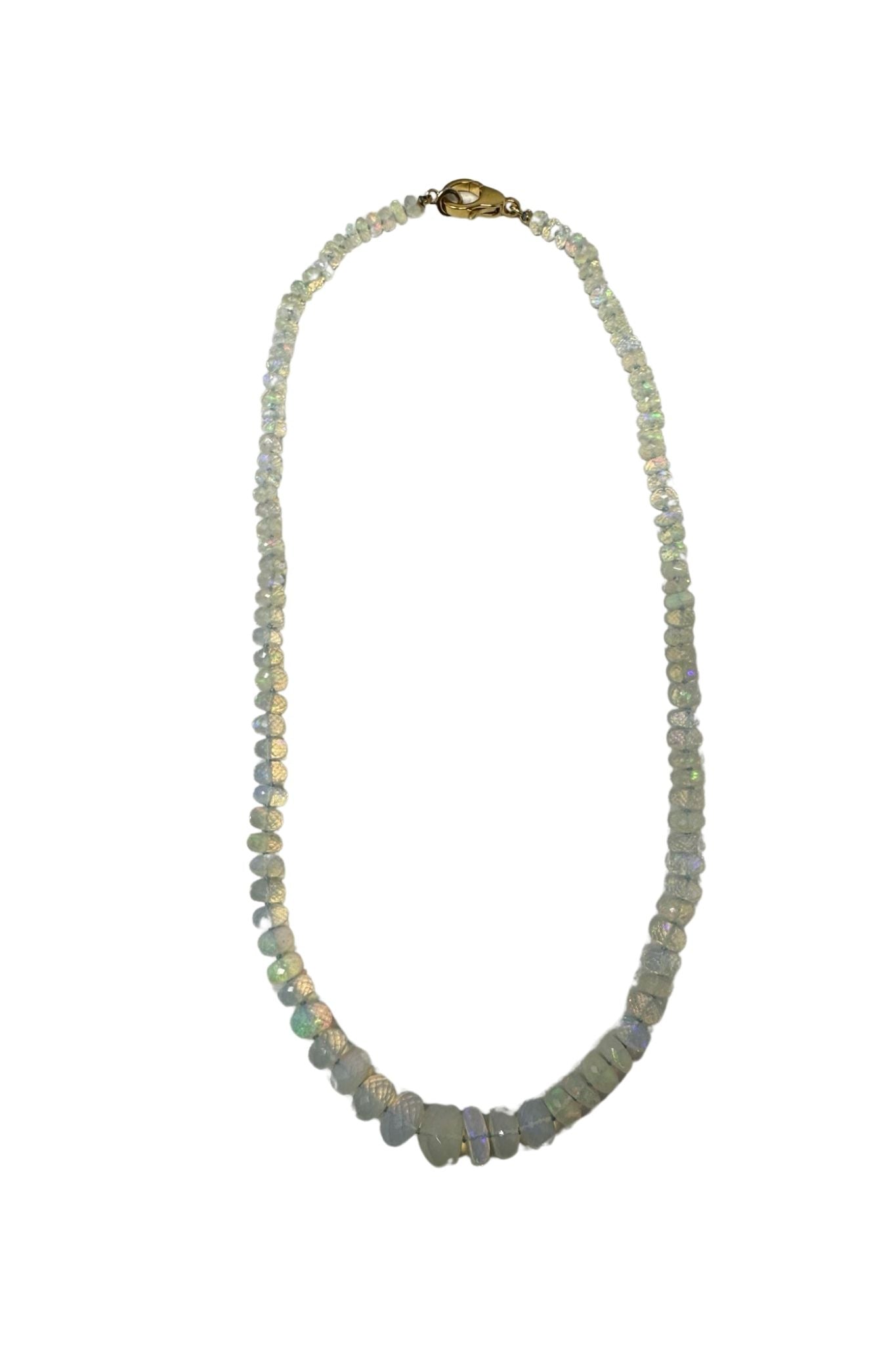 V11357 The Woods TS Long All Natural Opal Necklace - Vermillion