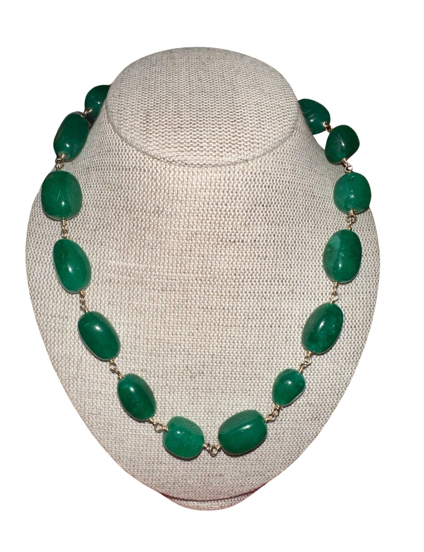 V11364 The Woods TS Jade Necklace - Vermillion