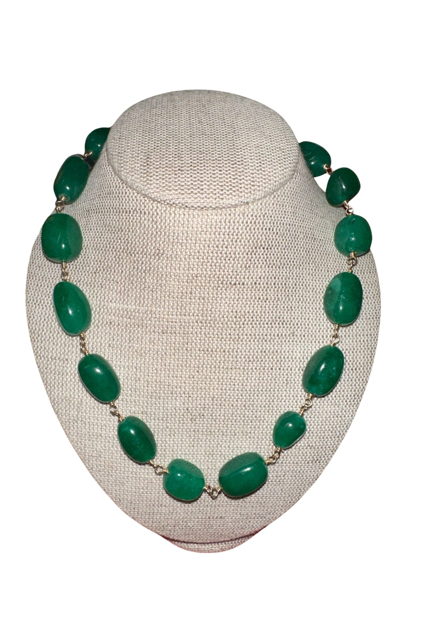 V11364 The Woods TS Jade Necklace - Vermillion