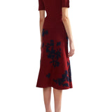 Erdem Jacquard Short Sleeve Knit Top