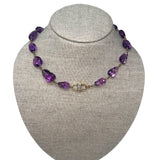 V3 The Woods Short Amethyst Necklace - Vermillion