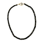 V584 The Woods Short Golden Obsidian Necklace - Vermillion