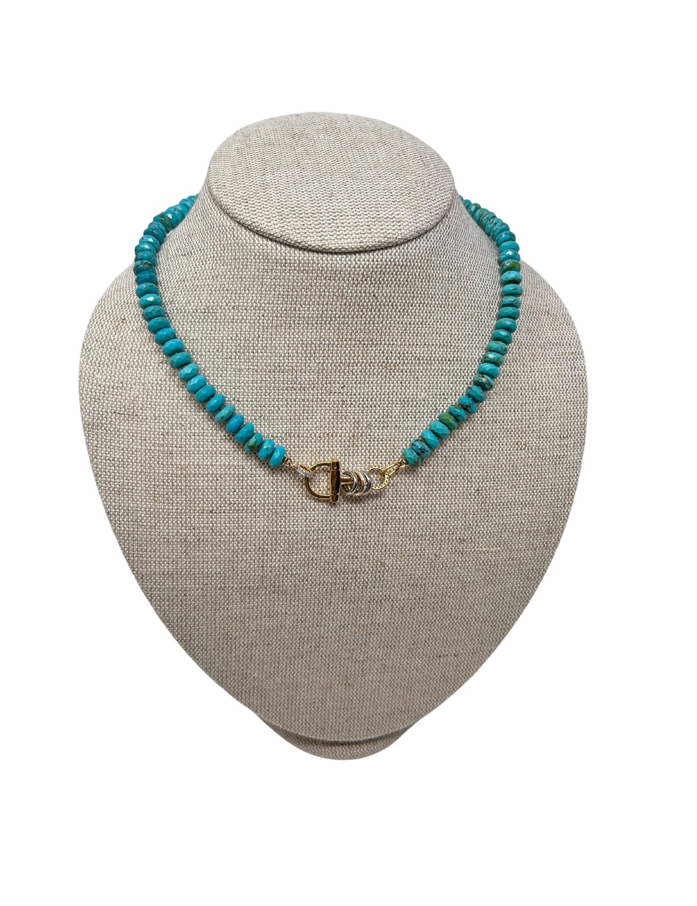 V608B The Woods Turquoise Necklace - Vermillion