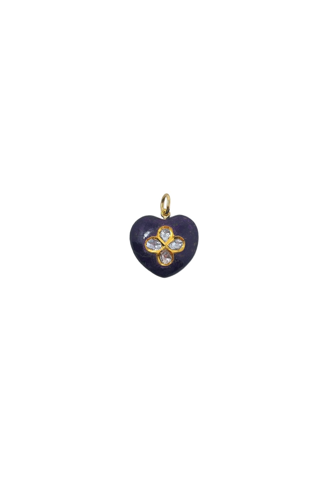 V689 The Woods Purpurite Pendant - Vermillion