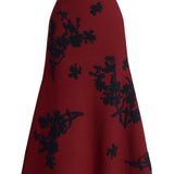 Erdem Jacquard Midi Knit Skirt