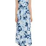 Verandah Hand Draped Linen Day Dress - Vermillion