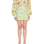 Verandah Ruffle Collar Shirt - Vermillion