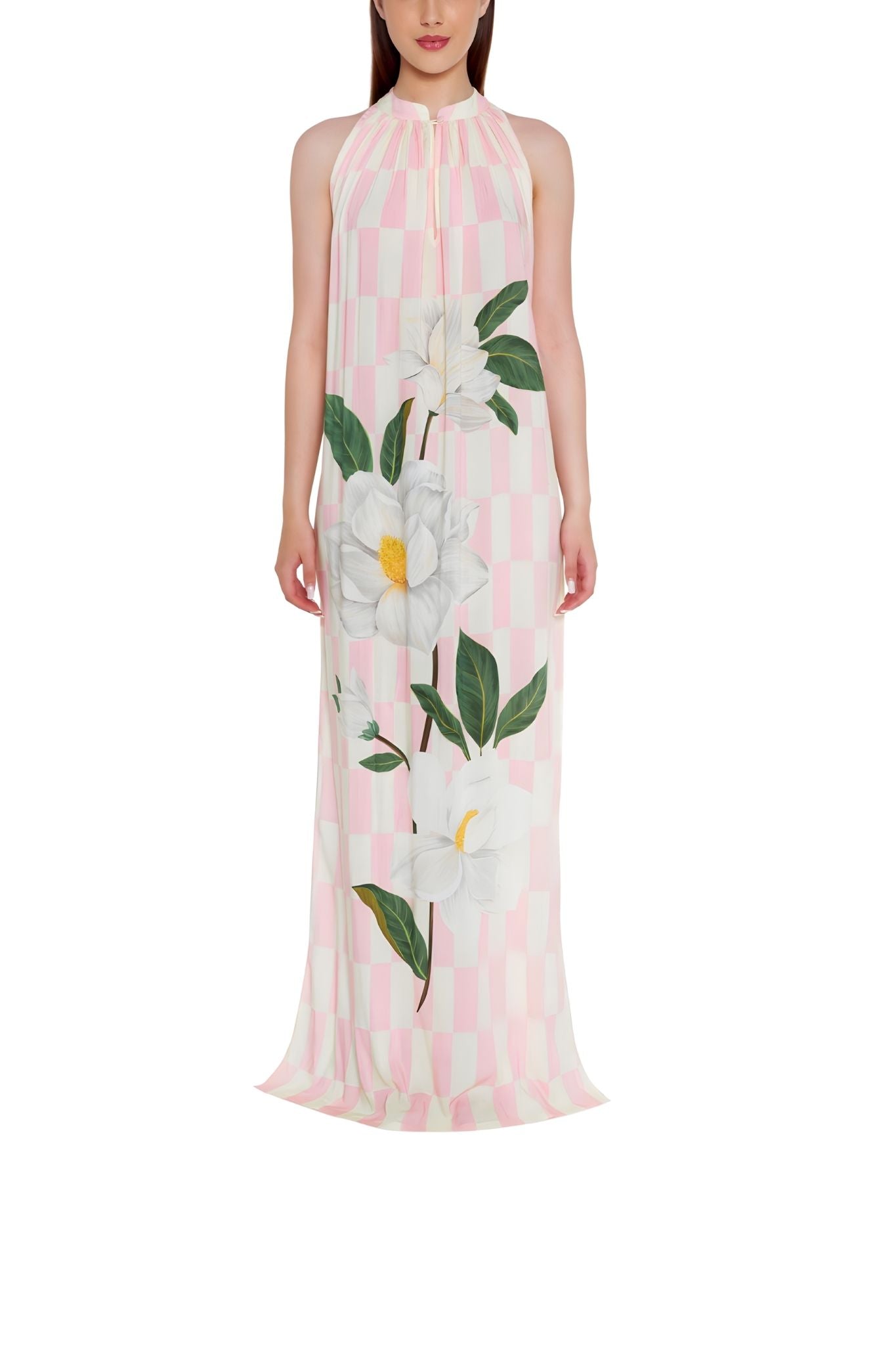 Verandah Sundowner Maxi Dress - Vermillion