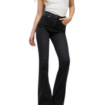 Veronica Beard Beverly Skinny Flare Jean - Vermillion