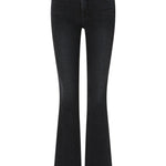 Veronica Beard Beverly Skinny Flare Jean - Vermillion