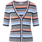 Veronica Beard Calliope Cardigan - Vermillion