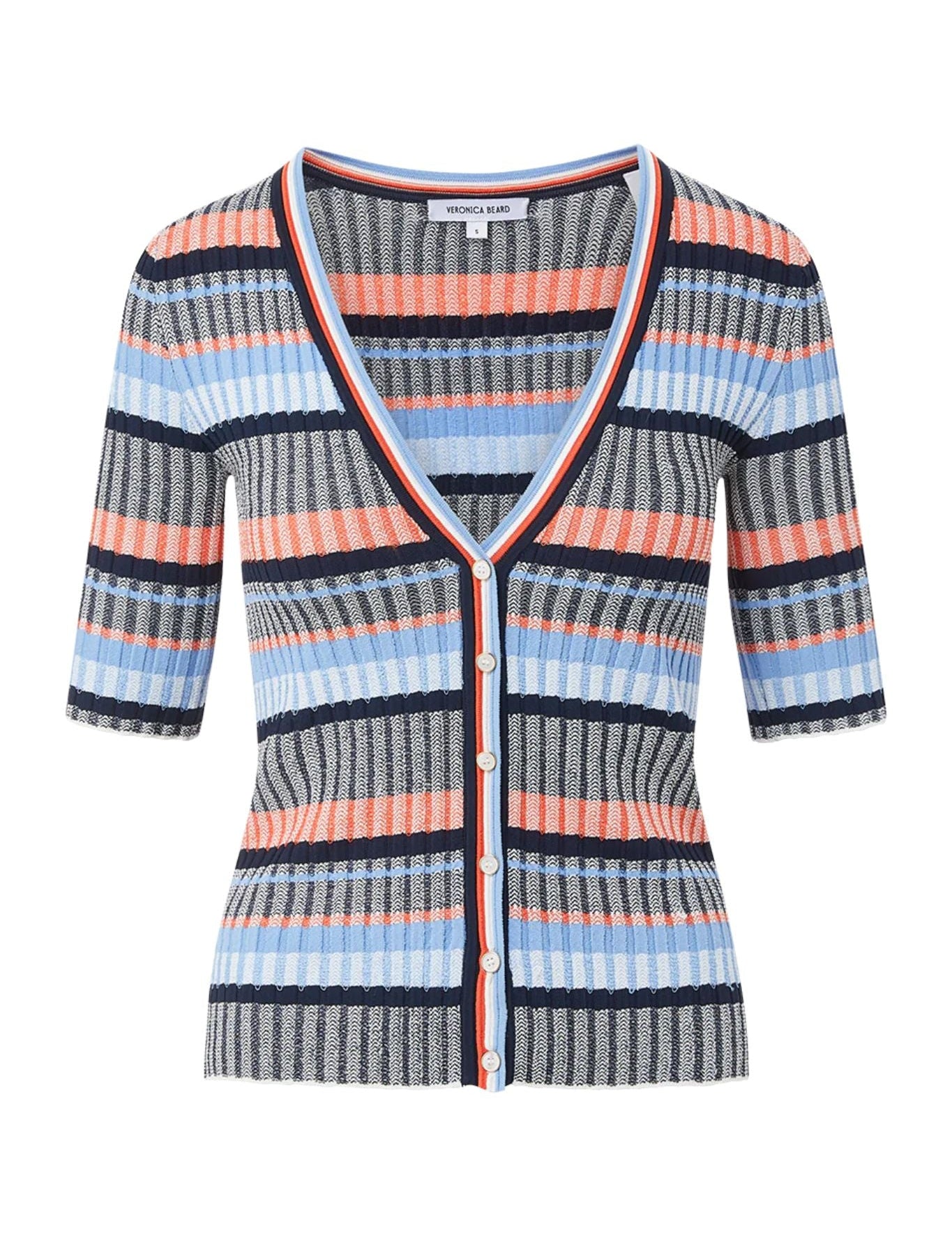 Veronica Beard Calliope Cardigan - Vermillion