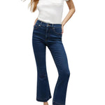 Veronica Beard Carson Ankle Flare Jean - Vermillion