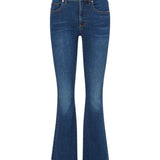 Veronica Beard Carson Ankle Flare Jean - Vermillion