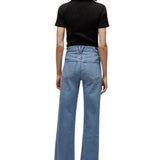 Veronica Beard Crosbie Wide Leg Jeans - Vermillion