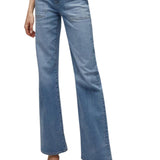 Veronica Beard Crosbie Wide Leg Jeans - Vermillion