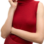 Veronica Beard Mazzy Cashmere Shell - Vermillion