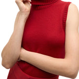 Veronica Beard Mazzy Cashmere Shell - Vermillion