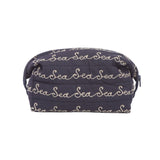 Sea Vita Embroidered Cosmetic Bag