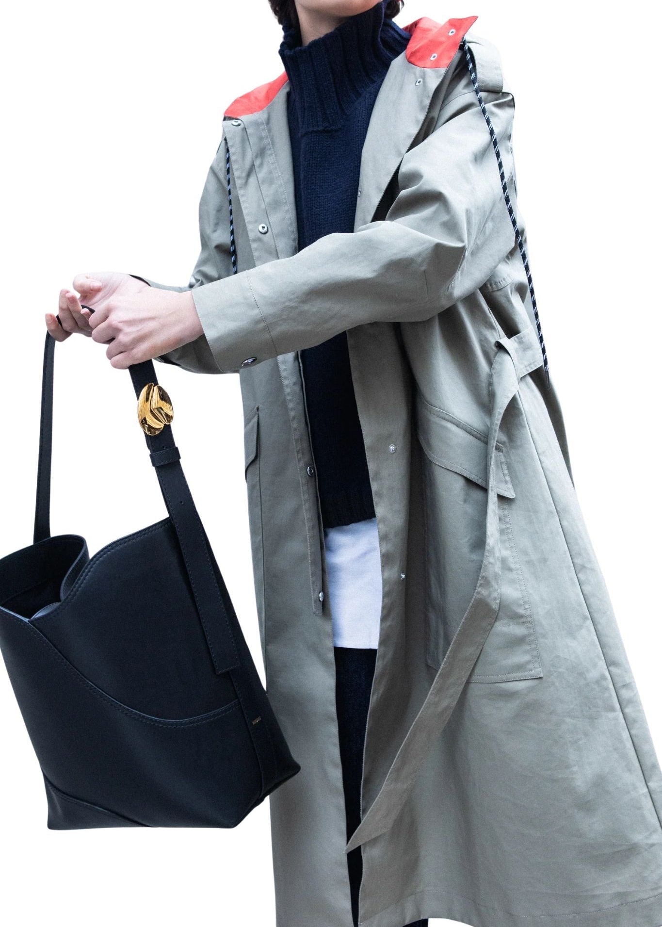 Waste Dover Raincoat - Vermillion