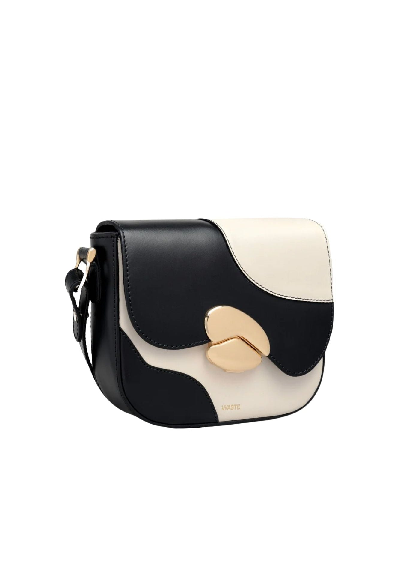 Waste Frankie Bag Cream Black - Vermillion