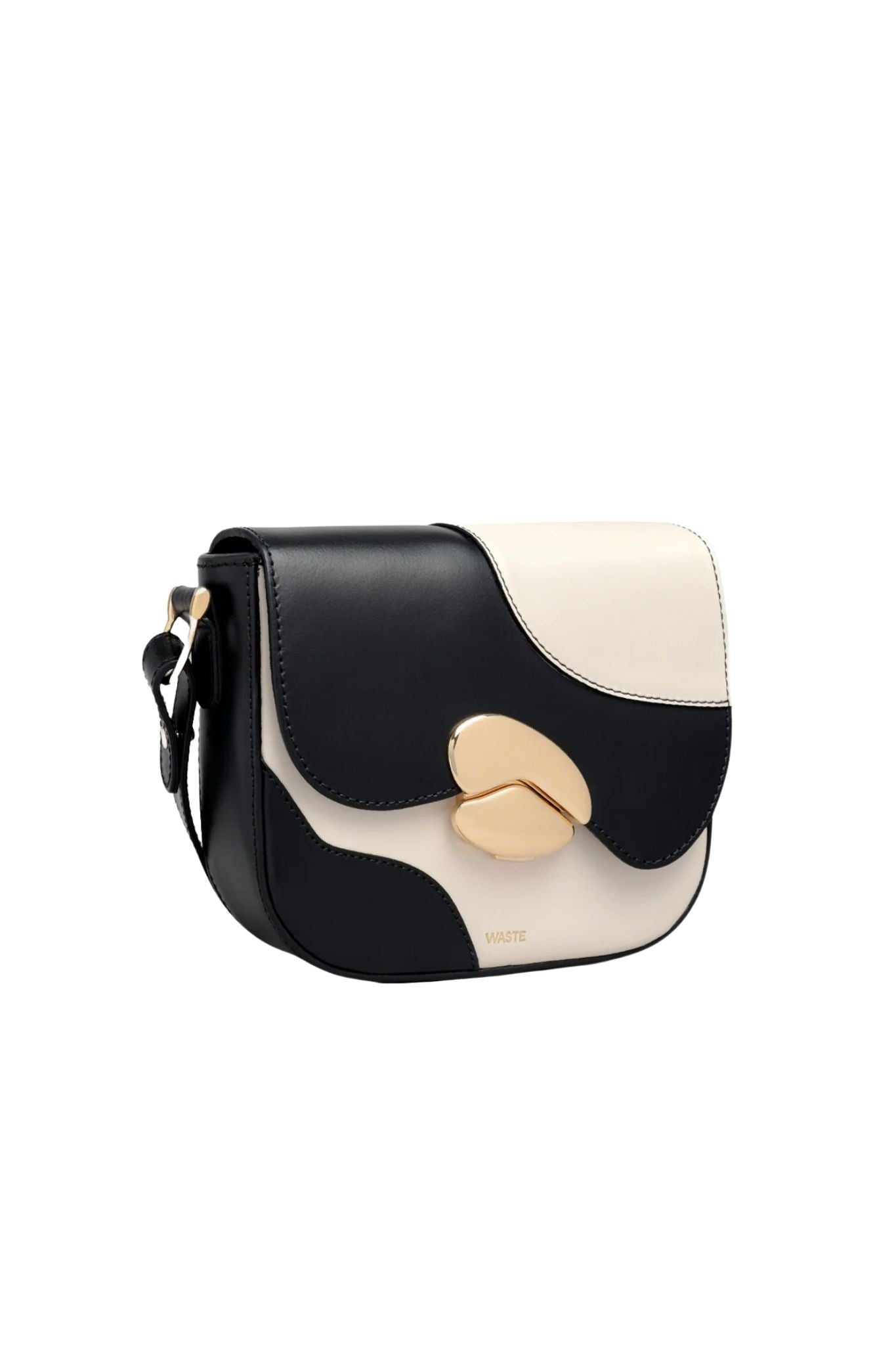 Waste Frankie Bag Cream Black - Vermillion