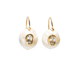 Lizzie Fortunato Pearl Pablo Earrings in Green Amethyst