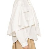 Sea Tristan Solid Longsleeve Cape Top