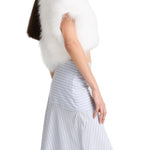 Yves Salomon Cape 46CM - Vermillion