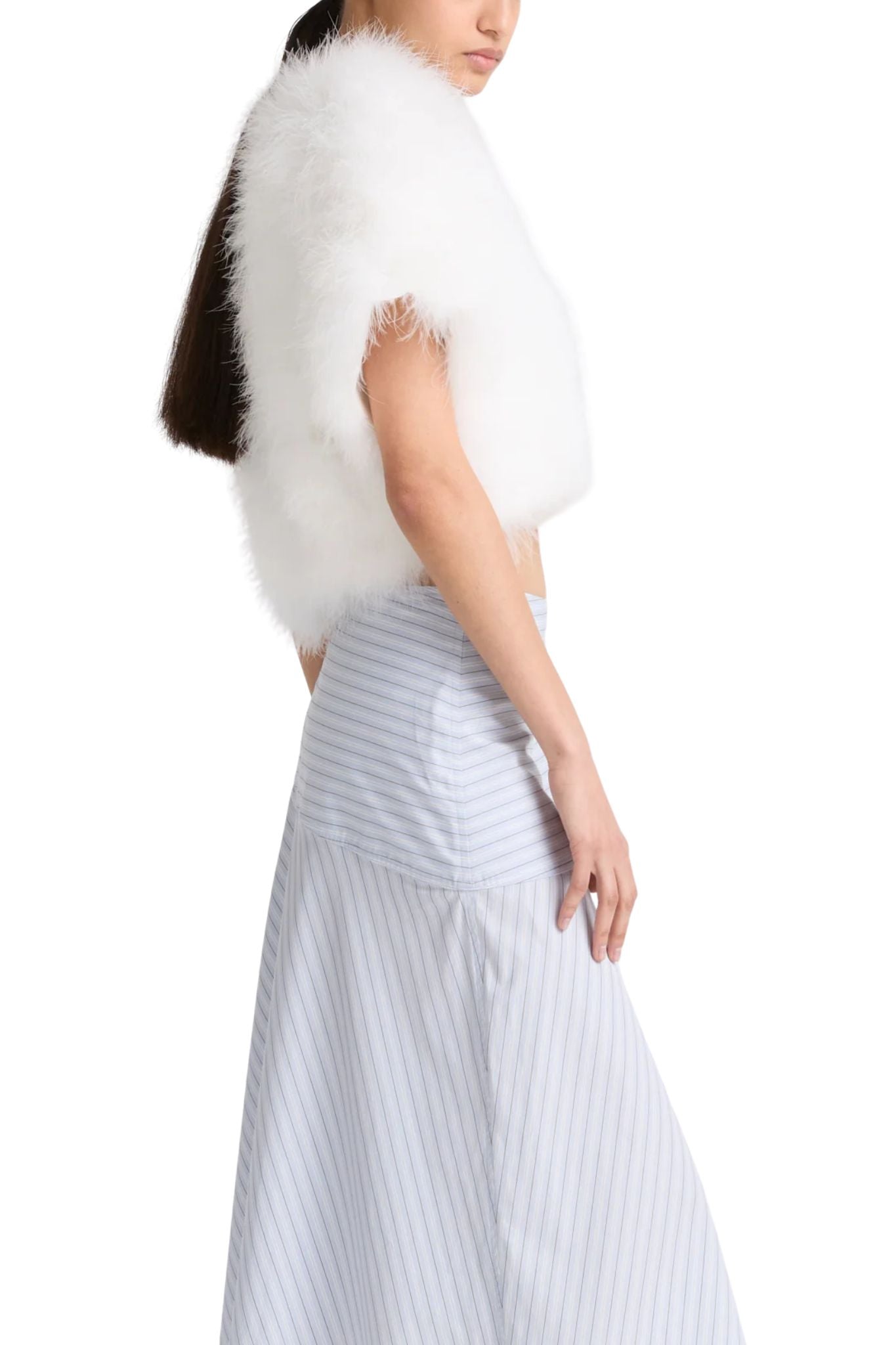 Yves Salomon Cape 46CM - Vermillion