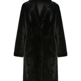 Yves Salomon Manteau 104CM - Vermillion