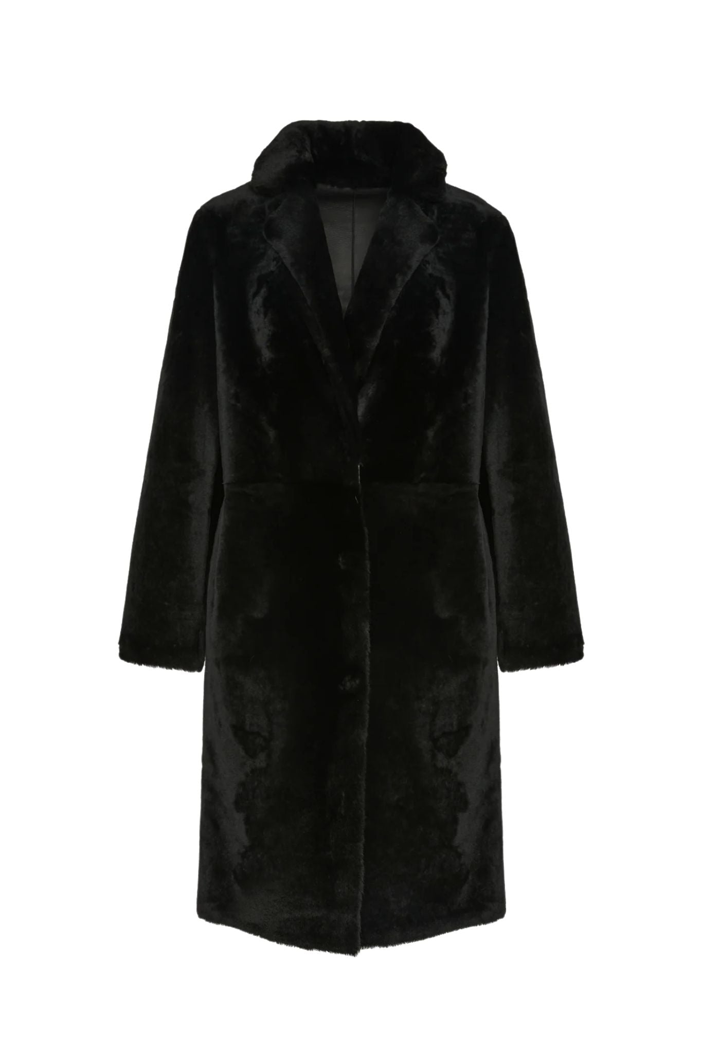 Yves Salomon Manteau 104CM - Vermillion