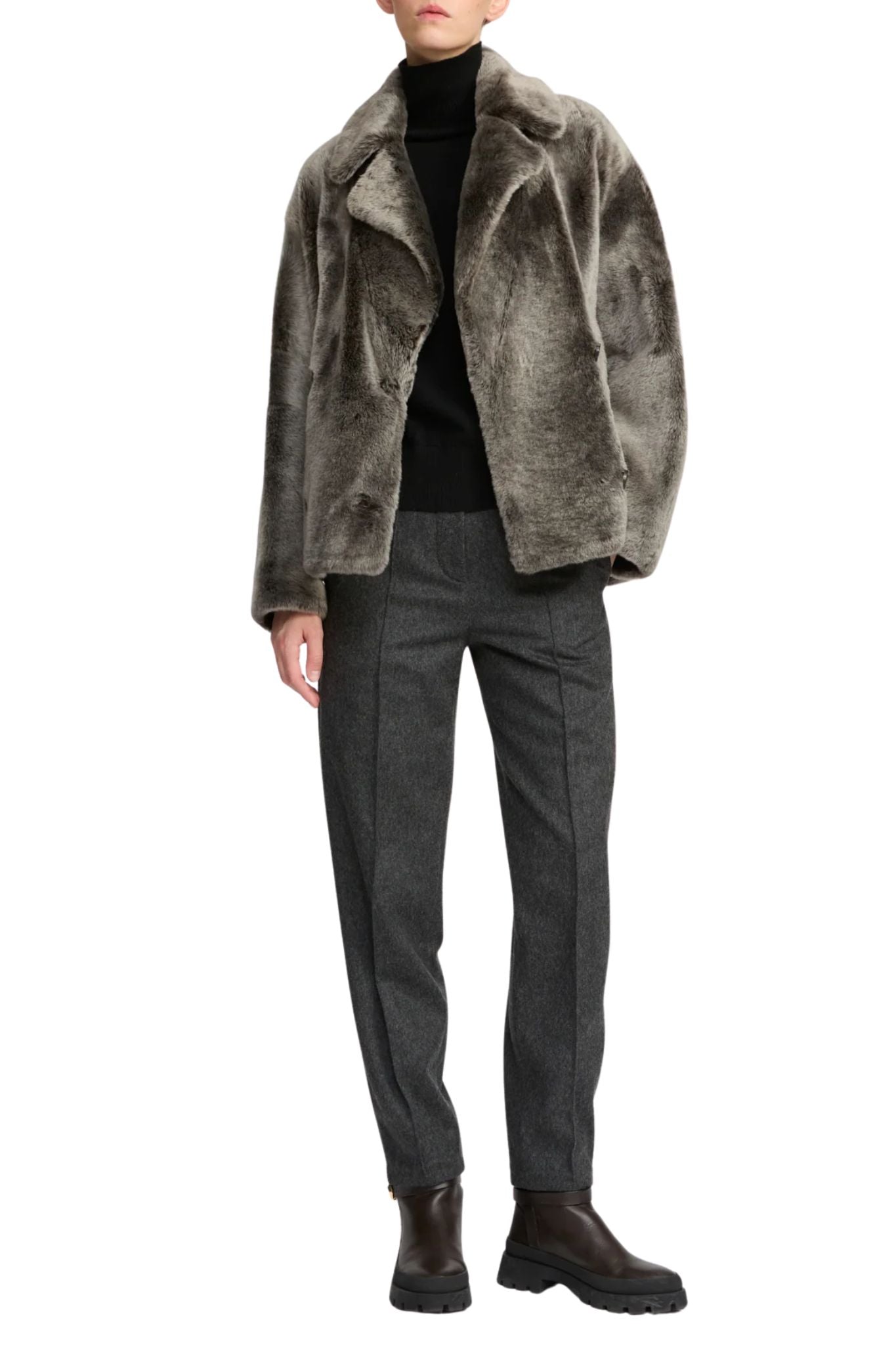 Yves Salomon Veste 68CM - Vermillion