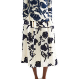 Erdem Fil Coupe Polin Midi Full Skirt